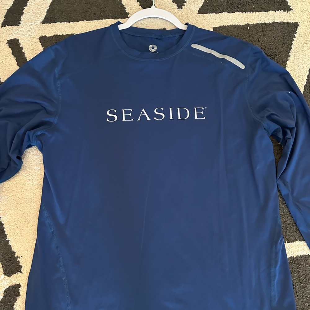 Seaside Men's Blue Swim Shirt size m